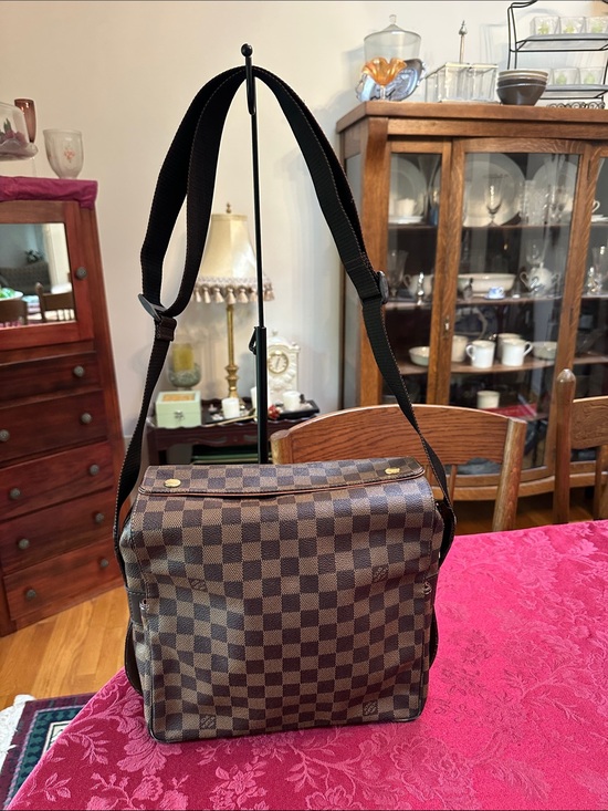Louis Vuitton Handbags - Louis Vuitton Brown Damier Ebene Naviglio Two-Way Bag